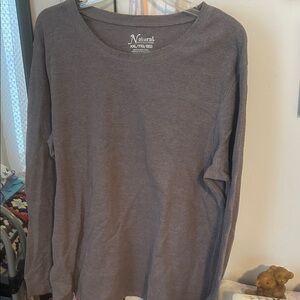 Natural Reflections Charcoal Long Sleeve Shirt